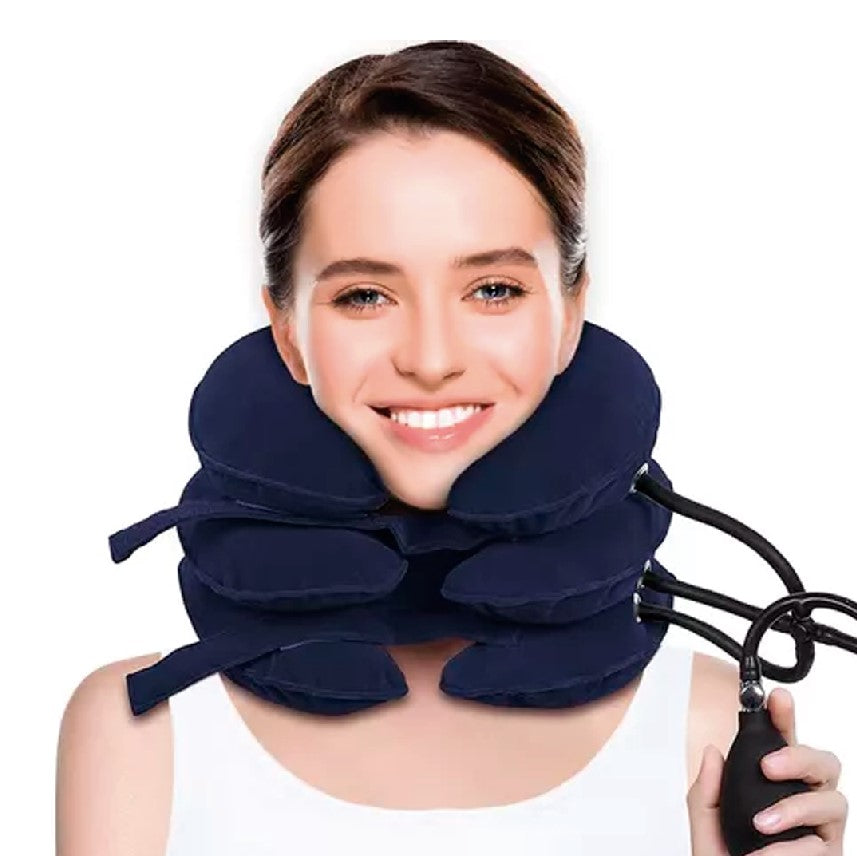 ¡DILE ADIÓS AL DOLOR DE CUELLO EN CUALQUIER LUGAR! - COJÍN INFLABLE CERVICAL