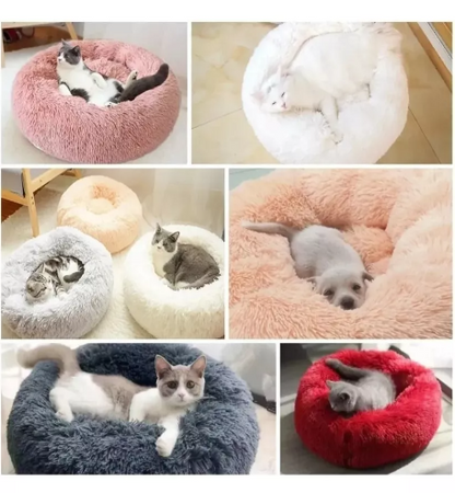 💤 CAMA ANTI-ESTRÉS DE FELPA PARA MASCOTAS