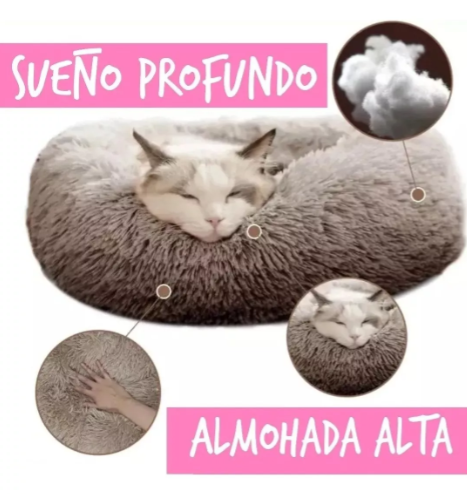 💤 CAMA ANTI-ESTRÉS DE FELPA PARA MASCOTAS