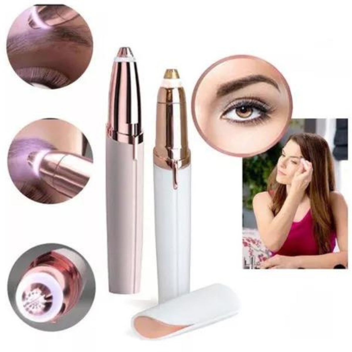 Depilador Facial Y Cejas 2 En 1