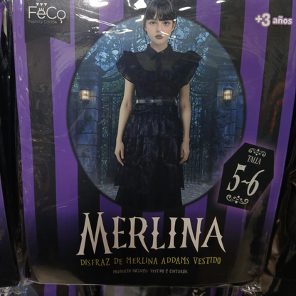 🖤 TU PEQUEÑA MERLINA BRILLARÁ ESTE HALLOWEEN 🎃
