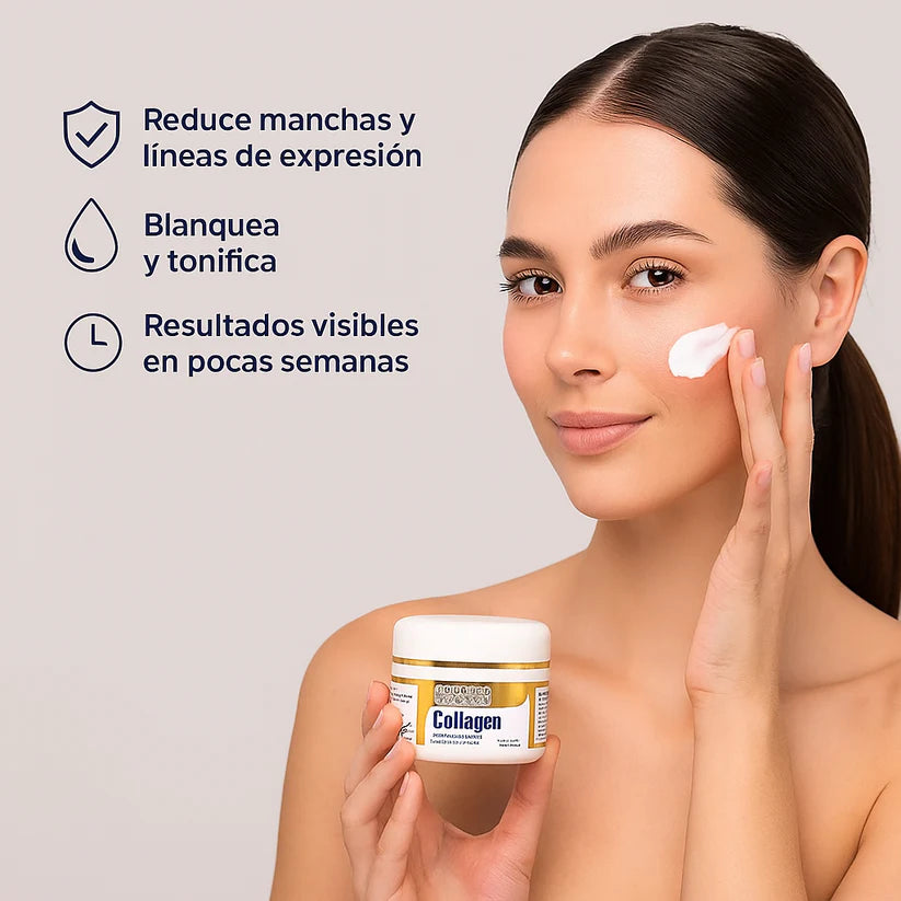 🌸 Crema Facial Colágeno Flower Secret®