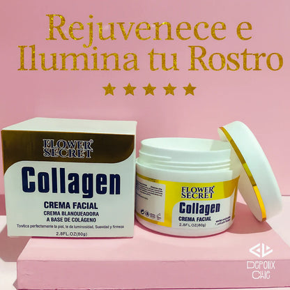 🌸 Crema Facial Colágeno Flower Secret®
