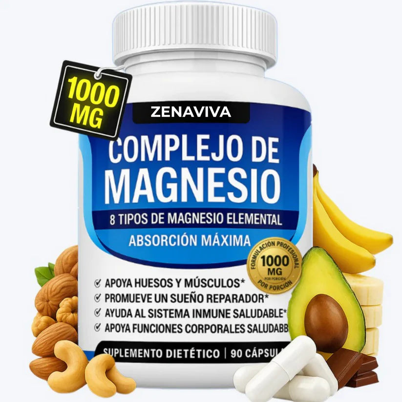 MAGNESIO  8-EN-1   <1000mg Alta absorción>