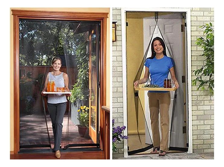 Cortina Mágica - En días calurosos, siente la brisa fresca, no los insectos.