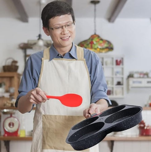 🌟SARTEN CON 4 ESPACIOS - Cocina Rápido, fácil y rico🌟