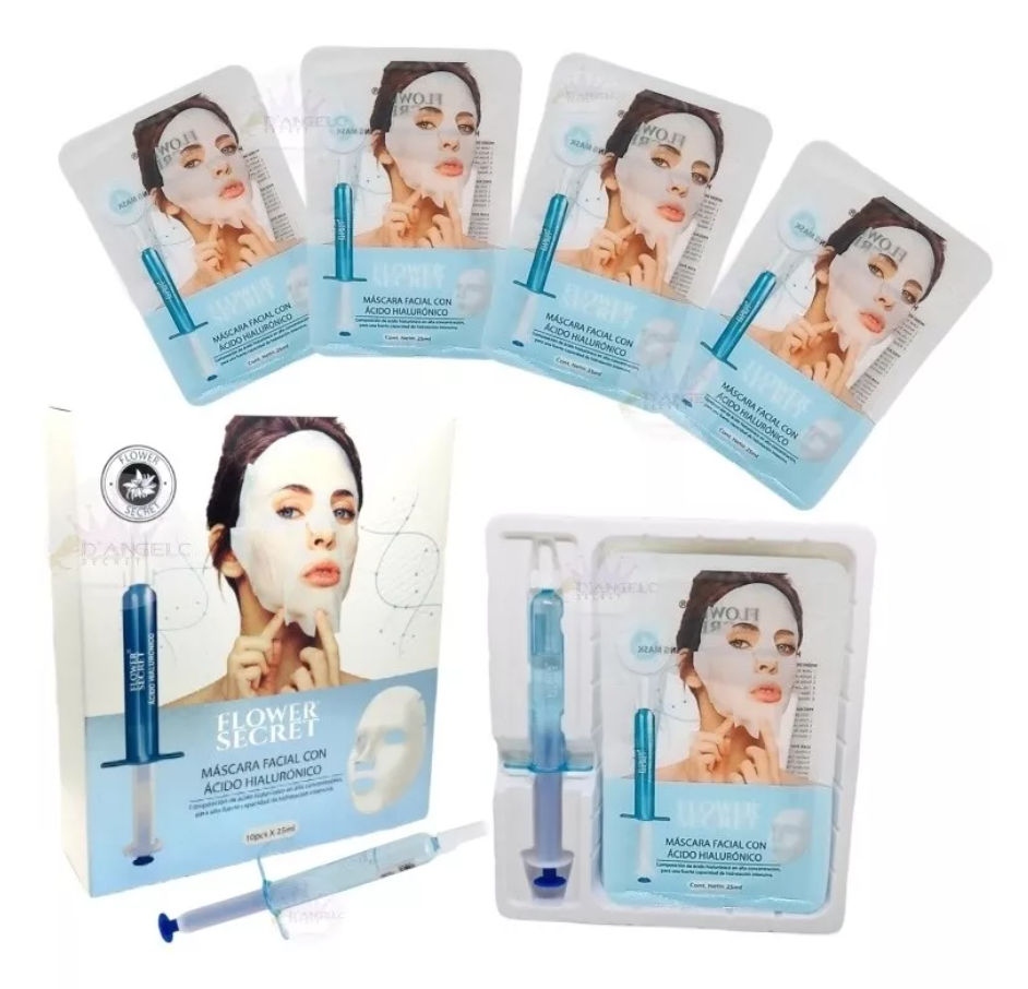 HIDRATACIÓN PROFUNDA, PIEL LUMINOSA EN MINUTOS: Mascarilla Hidratante Acido Hialurónico (20 U)