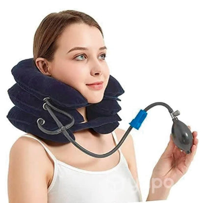 ¡DILE ADIÓS AL DOLOR DE CUELLO EN CUALQUIER LUGAR! - COJÍN INFLABLE CERVICAL