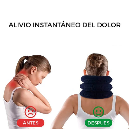 ¡DILE ADIÓS AL DOLOR DE CUELLO EN CUALQUIER LUGAR! - COJÍN INFLABLE CERVICAL