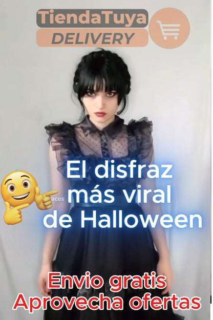 🖤 TU PEQUEÑA MERLINA BRILLARÁ ESTE HALLOWEEN 🎃