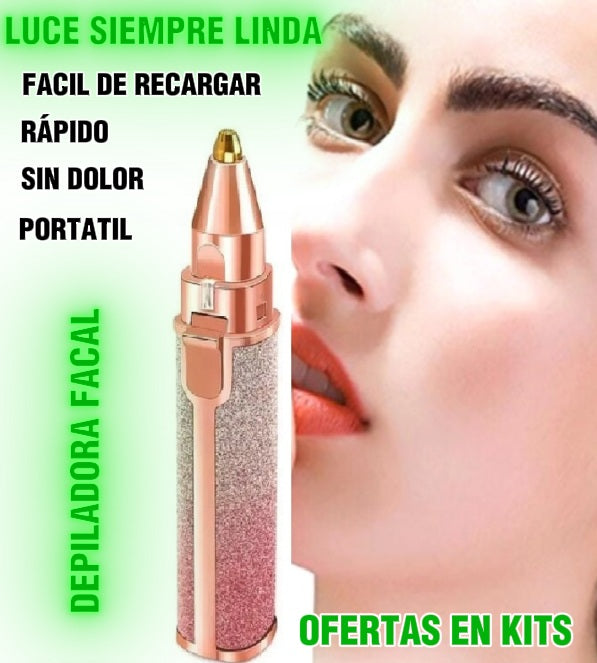 Depilador Facial Y Cejas 2 En 1