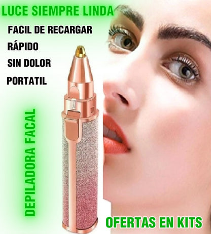 Depilador Facial Y Cejas 2 En 1
