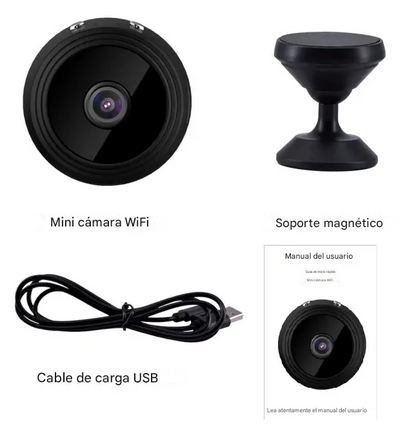 HomeGuard 360 - Mini cámara espia.