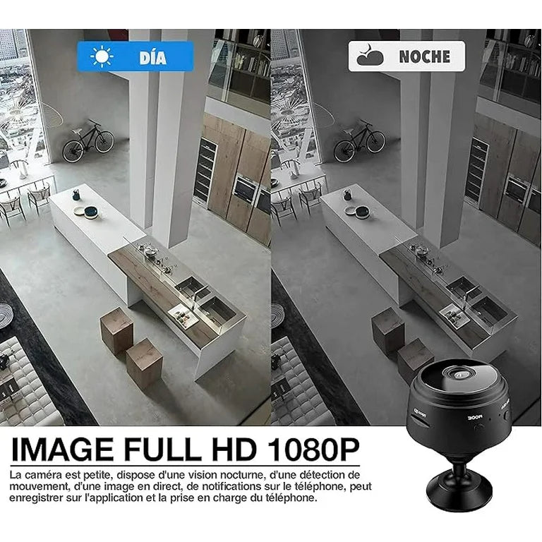 HomeGuard 360 - Mini cámara espia.