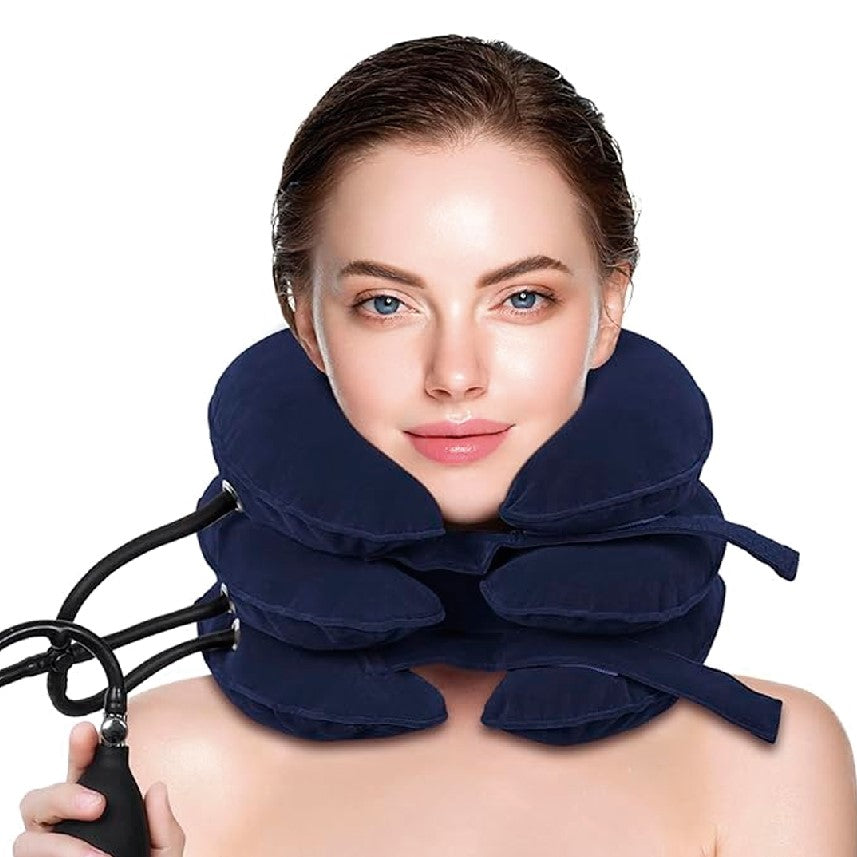 ¡DILE ADIÓS AL DOLOR DE CUELLO EN CUALQUIER LUGAR! - COJÍN INFLABLE CERVICAL