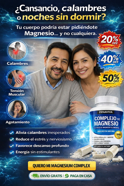MAGNESIO  8-EN-1   <1000mg Alta absorción>