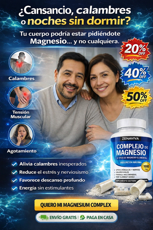 MAGNESIO  8-EN-1   <1000mg Alta absorción>