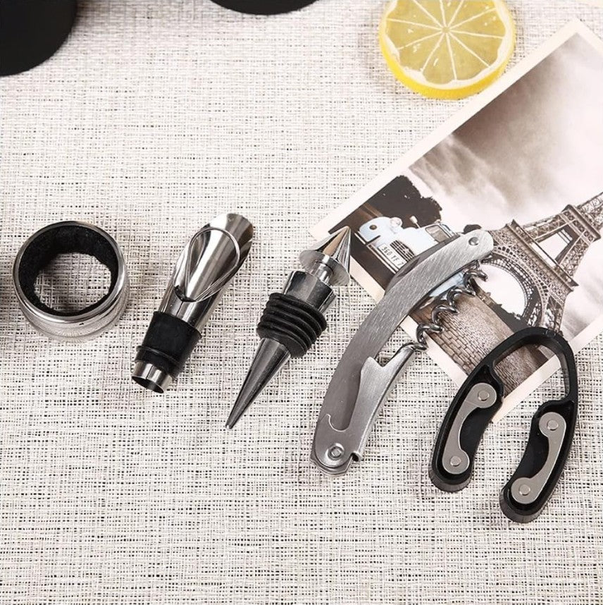 KIT BOTELLA 5 PIEZAS PARA LICORES