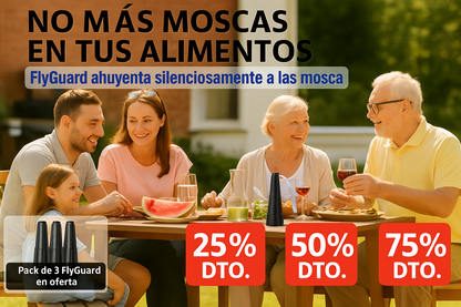 Ventilador Repelente de Moscas De Mesa