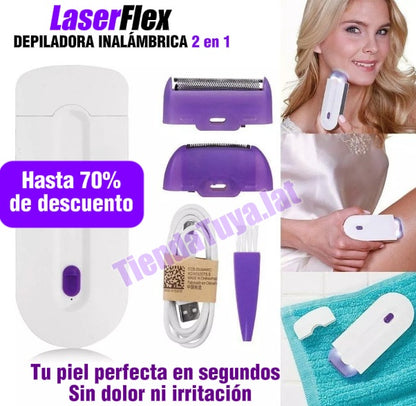 🌸 Depiladora LaserFlex - ✨ Tu piel suave