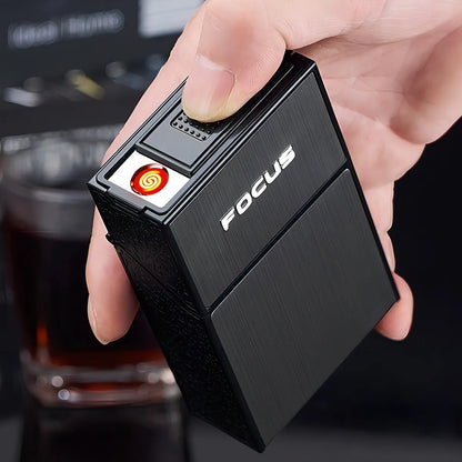 CIGARRERA CON ENCENDEDOR RECARGABLE